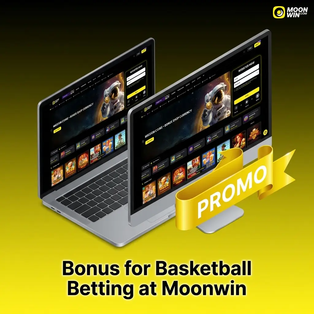 Moonwin basketball betting welcome bonus offer for new users on first qualifying deposit with wagering requirements