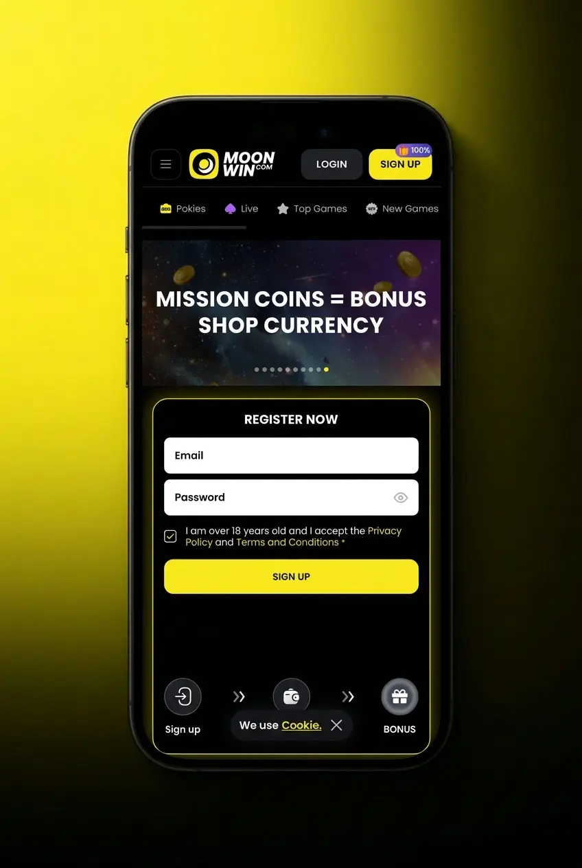 Step-by-step guide to playing live casino games on Moonwin from registration to placing bets at a live dealer table
