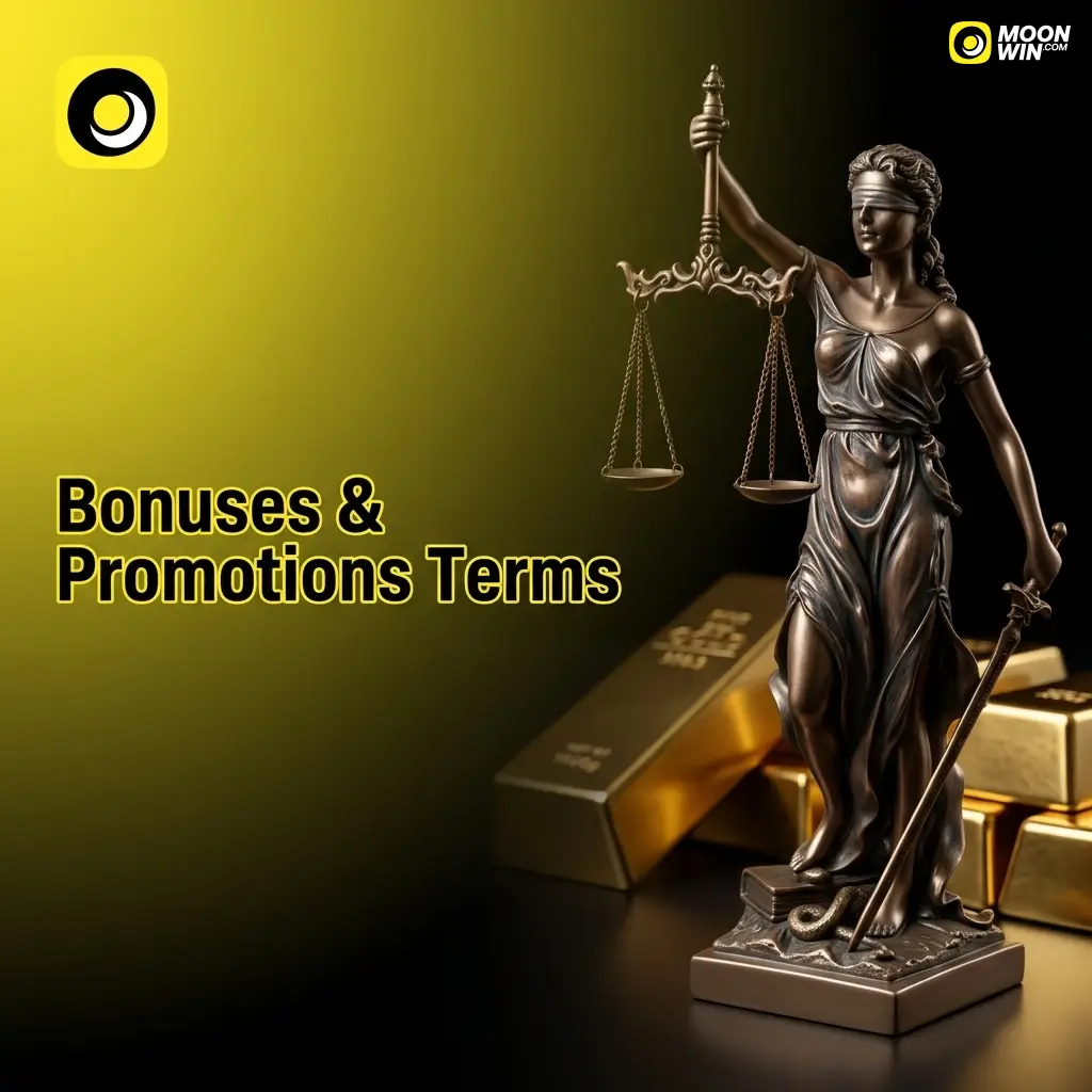 Moonwin bonus and promotions terms covering wagering requirements, eligible games, expiry, and withdrawal restrictions