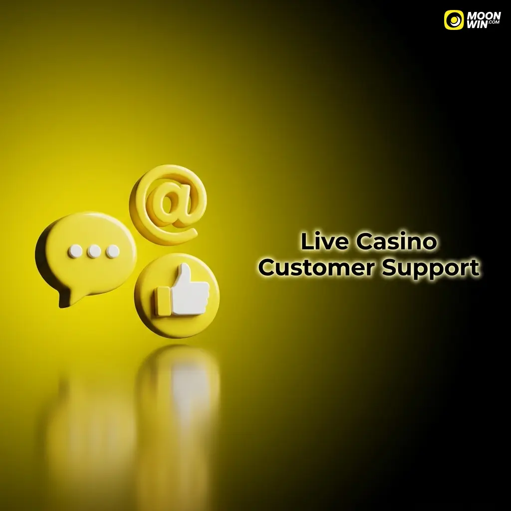 Moonwin live casino customer support team available 24/7 via live chat, email, and FAQ for Australian players