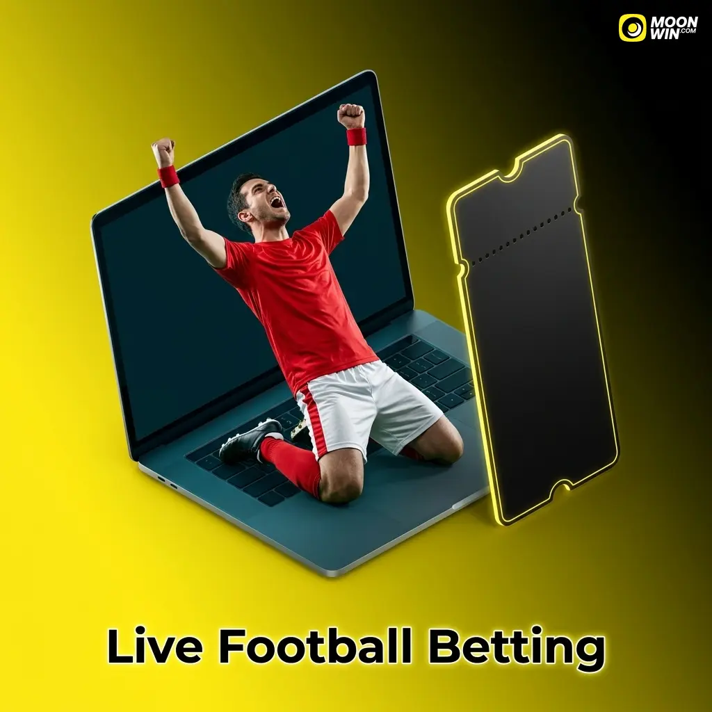 Moonwin live football betting interface showing real-time odds, match tracker stats, and in-play markets like Next Goal and Over/Under
